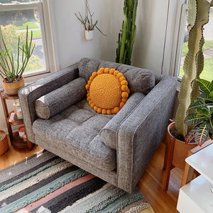 Fauteuil de salon de luxe à vendre, fauteuil moderne en velours vert <span class=keywords><strong>turquoise</strong></span>, fauteuil à un seul bras - Product Image 5