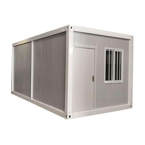 Casa contenedor desmontable de fácil instalación, marco de acero, casa contenedor desmontable de 20 pies, casa pequeña lista para usar, Oficina portátil - Product Image 1