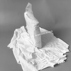 Trapos de Algodón 100% Reciclado Blancos para Limpieza Industrial, Trapos de Algodón 100% para Limpiar - Product Image 1