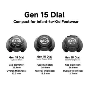 Système de fermeture de chaussures DADA à cadran <span class=keywords><strong>micro</strong></span>-réglable, kit de laçage en métal, PVC et plastique pour chaussures de sport, de plein air et de cyclisme - Product Image 6