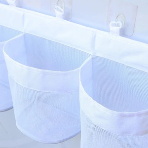 Sac de rangement pour salle de bain, sac mural multi-compartiments de grande capacité pour jouets, sac en maille imperméable, respirant et anti-moisissure - Product Image 5