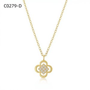 Collier à la mode avec zircone C0279 pour femmes, bijoux de haute qualité - Product Image 2