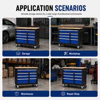 Coffre à outils en acier robuste et durable avec système anti-basculement pour atelier industriel et garage