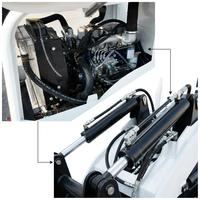Cargadora de Ruedas Compacta en Oferta con Cabina Cerrada, Sistema de Potencia Hidráulica 4x4 de Alta Resistencia para Silvicultura y Manipulación de Madera