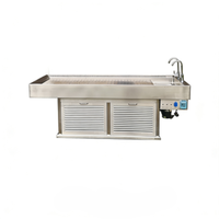 Table d'Autopsie en Acier Inoxydable pour Morgue, Banc de Dissection pour Laboratoire d'Anatomie, Excellent Rapport Qualité-Prix