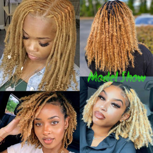 613 #   Extensions de cheveux naturels Goddess Locs 6 pouces, dreadlocks permanentes faites à la main, sans nœuds, pour salon de beauté - Product Image 2