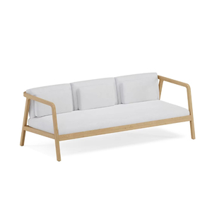 Ensemble de salon de jardin en teck pour villa, canapé d'extérieur modulable, mobilier de jardin très demandé - Product Image 2