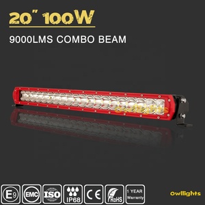 2022 nouveau 20 pouces 100w Rouge Couleur Lumière Ambiante <span class=keywords><strong>4x4</strong></span> LED Barre Lumineuse pour D'autres De Voiture Lumière Accessoires - Product Image 2