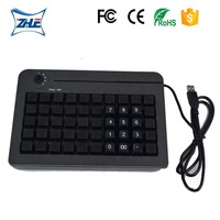 Teclado Lector de Tarjetas KB-50, Teclado Programable Especial para Cajeros de Supermercado