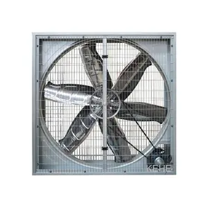 Ventilador de escape colgante de fábrica, sistema de ventilación para granja avícola, pollo/casas de cerdo/aves de corral