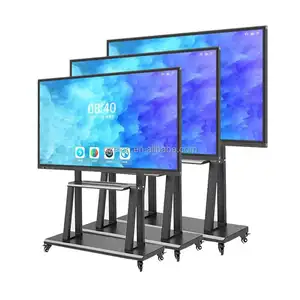 Papan pintar Tiongkok UHD 4k 86 inci papan tulis interaktif papan tulis panel datar