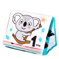Album Fotografico Pieghevole in Peluche Morbido ODM, Calendario da Tavolo con Specchio, Libro in Stoffa, Giocattolo Educativo per Neonati e Bambini, Sviluppo Cognitivo, Regalo Prescolare