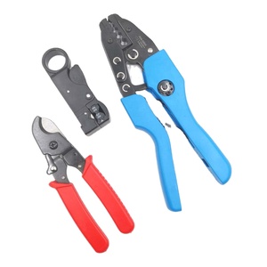 Tay Uốn Tóc Bồng Công Cụ Kit Sản Xuất Tại Trung Quốc LXK-AN05C Hữu Ích Rachet Coax Thiết Bị Đầu Cuối Crimper Bộ - Product Image 1