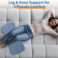 Coussin lombaire ergonomique carré en mousse à mémoire de forme CertiPUR OEKO pour une distribution uniforme du poids, housse amovible et lavable, OEM ODM