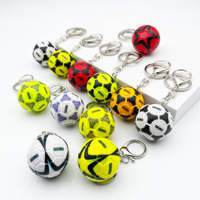 Porte-clés de football réfléchissant avec logo personnalisé, porte-clés de football 3D personnalisé, étiquette réfléchissante pour club sportif, cadeau promotionnel