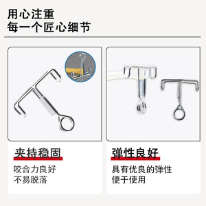 Guanghe Kunshenglong Laboratory <b>Clamp</b> ZS-TH01 Spring Zinc Plated Durable Sealing High Temperature Resistance - Product Image 1