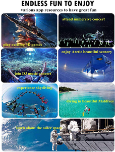 Mới nhất 2024 tùy biến các nhà sản xuất 3D VR Kính chơi game VR Tai nghe thực tế ảo Kính - Product Image 4