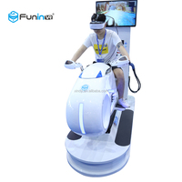 Simulateur de course de moto VR 9D certifié ISO 9001 Zhuoyuan - Machine de jeu pour centre commercial intérieur, construction métallique