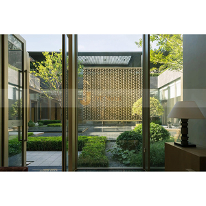 J288 Grande sculpture extérieure en métal en acier inoxydable avec globe - Product Image 2