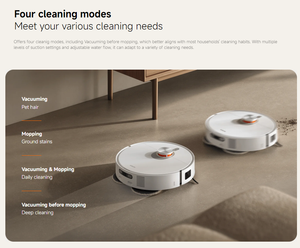 หุ่นยนต์ดูดฝุ่น <span class=keywords><strong>Xiaomi</strong></span> X20มือโปรอัจฉริยะทั่วโลก, เครื่องดูดฝุ่นควบคุมแอปที่บ้าน <span class=keywords><strong>Xiaomi</strong></span> ที่ดูดฝุ่น7000PA พลังสูงแห้งด้วยลมร้อน - Product Image 2