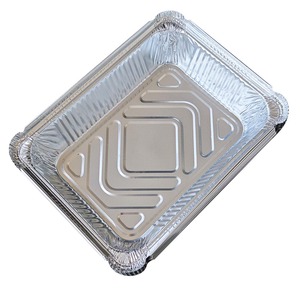 Contenitori in Alluminio Riciclabili da 2 1/4 LB, Vaschette Monouso per Alimenti da Asporto, Marca OEM, con Coperchio in Cartone - Product Image 4