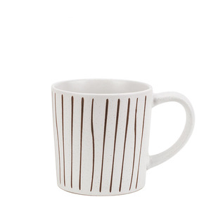 Mug en céramique simple à motif lignes couleur café, tendance, pour couple, <span class=keywords><strong>amitié</strong></span>, cadeau de vacances - Product Image 5