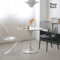Chaises de salle à manger en plastique écologiques modernes, empilables, pour salon et hôtel, fournies directement par le fabricant