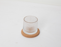 Nouveaux produits chauds Matériel de liège Résistance à la chaleur Cercle Fond de liège Dessous de verre Logo Dessous de verre rond en liège