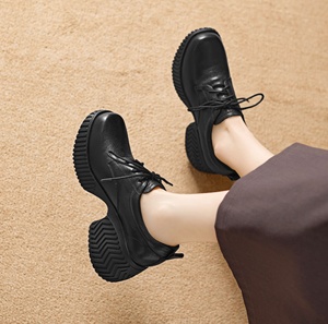 Bottines Chelsea pour femmes, imperméables, en cuir véritable, doublure en peau de mouton, respirantes, motif léopard/fluorescent, hauteur mi-mollet - Product Image 6