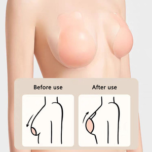 Sexy Phụ Nữ Vú Cánh Hoa Thời Trang Vô Hình Không Thấm Nước Silicone Thỏ Tai Hình Dạng Push-up Dính Dính Áo Ngực - Product Image 2