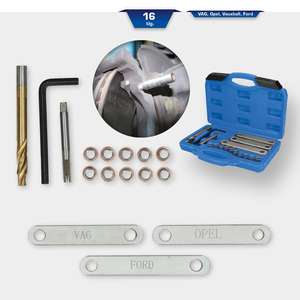 Brilliant Tools Kit de réparation de filetage de frein M9x1.25, 16 pièces - Product Image 3