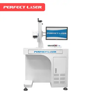Perfect Laser-20w 30w 50w 100w Cheap High-speed Low Power Consumption Floor Stand Laser Marking Machine Price