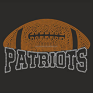 Gameday <span class=keywords><strong>Rugby</strong></span> Chief Bling Transfers University Team Nombre logo Hotfix Motifs para sudaderas con capucha MOQ 30PCs Transferencia de cristal de buena calidad - Product Image 3