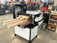 Machine à poncer à bande plate pour bois 300mm 400mm 600mm, équipement de polissage pour le travail du bois