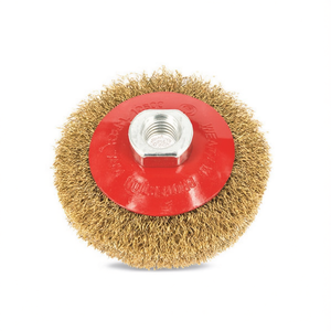 แปรงทรงกรวย ลวดเหล็กหยัก M14 เครื่องมือขัด - Product Image 2
