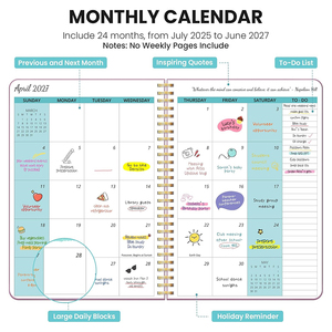 Planificador de Horarios, Cuaderno de Planificación Mensual, Lista de Tareas, Registro de Gestión, Cuaderno de Planificación para Escuelas, Familias y Empresas - Product Image 2