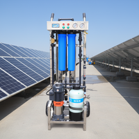 Système de nettoyage de vitres impeccable, machine de filtration d'eau RO DI, usine mobile d'eau pure pour le lavage des panneaux solaires
