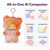 Série Colorful Sweetheart AI PVC Bean Bag Vinyl Blind Box Personnage Frozen Pendentif Poupée Intelligente Unisexe Cadeau d'Anniversaire Tous Âges
