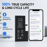 Baterai Pengganti Li-Ion Isi Ulang Kompatibel dengan iPhone 4 5 6 7 8 X XR XS 11 12 Mini 13 14 15 16 Pro Max
