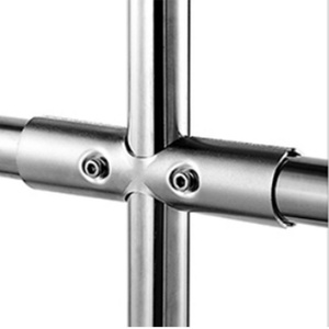 Prix réduit : Support de poteau en acier inoxydable moulé sous pression à 4 ou 5 voies pour connecteur de tuyau et pince de fixation - Product Image 3