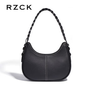 RZCK nouveautés sac à main demi-lune en cuir véritable populaire pour femmes sacs à bandoulière en cuir véritable pour dames de bonne qualité - Product Image 6