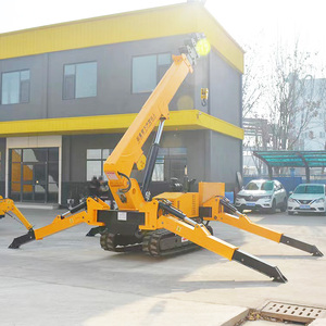 YG Industrial Grade Spider Crawler <span class=keywords><strong>Crane</strong></span> Heavy Duty Compact Dual Power System Tinggi Angkat 17m <span class=keywords><strong>Radius</strong></span> 15m Kapasitas Angkat 5t - Product Image 3