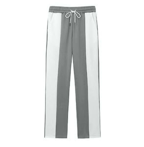 กางเกงลำลองสำหรับผู้ชาย ผ้าหลวมและสวมใส่สบาย ขอบเอวยืดหยุ่น เหมาะสำหรับวิ่งช้า แห้งเร็ว ตัดต่อสีสัน - Product Image 3