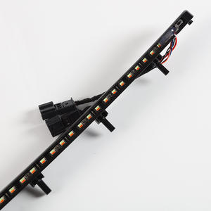 Tiras de Luz LED Ambiental de Doble Color Naranja y Azul Hielo, 4 Puertas, 12V, 10W, para la Serie 3 F30, Iluminación Decorativa Interior - Product Image 4