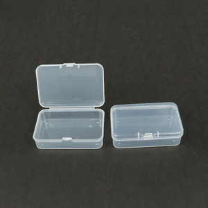 Boîte de rangement rectangulaire en plastique 7.5cm x 7.5cm, organisateur de bureau couvert pour matériel de pêche, pince à papier, carte de visite - Product Image 2