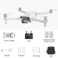 Drone compatible GPS avec caméra thermique 3 axes et 4K pour vol longue distance