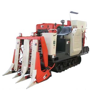 High-end Technology Manufacturing Combain Tracks Rice Combine Harvest Machine