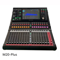 Console de mixage audio numérique professionnelle M20-PLUS à 20 canaux avec corps métallique, écran tactile 10,1 pouces et enregistrement USB