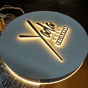 Tùy chỉnh nhà hàng cafe LED chiếu sáng dấu hiệu LED hộp đèn biển báo Acrylic sơn hộp đèn chiếu - Product Image 2