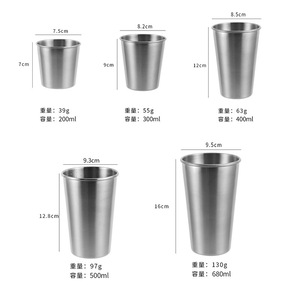 Mug à café en acier inoxydable pour le camping en plein air avec logo personnalisé, haut niveau d'apparence, isolation sous vide, écologique, portable, à main - Product Image 5